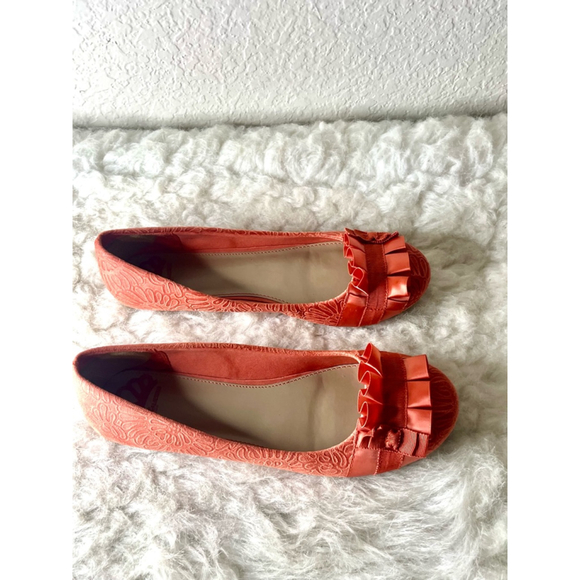 Fergalicious by Fergie Pink Fabric Slip On Ballet Shoes Women Size 8.5M - Picture 5 of 9